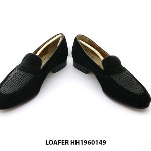 [Outlet size 40+43] Giày lười da nam đan xen Loafer HH1960149 005