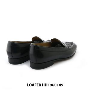[Outlet size 40+43] Giày lười da nam đan xen Loafer HH1960149 003