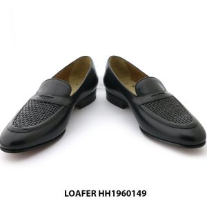 [Outlet size 40+43] Giày lười da nam đan xen Loafer HH1960149 002