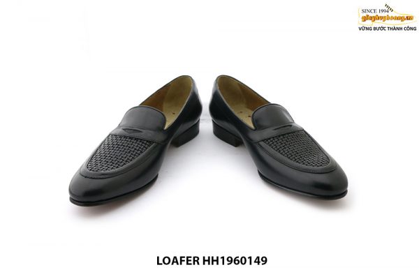 [Outlet size 40+43] Giày lười da nam đan xen Loafer HH1960149 002
