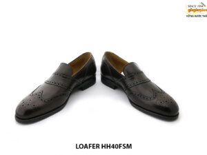 [Outlet] Giày lười loafer nam brogues wingtip HH40FSM 006