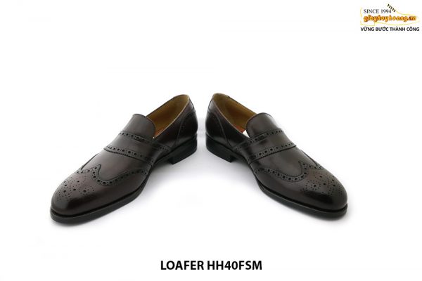 [Outlet] Giày lười loafer nam brogues wingtip HH40FSM 006