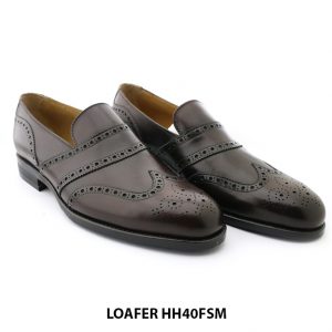 [Outlet] Giày lười loafer nam brogues wingtip HH40FSM 005