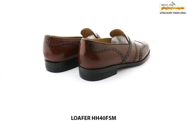 [Outlet] Giày lười loafer nam brogues wingtip HH40FSM 004