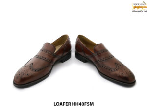 [Outlet] Giày lười loafer nam brogues wingtip HH40FSM 003