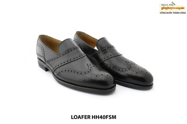 [Outlet] Giày lười loafer nam brogues wingtip HH40FSM 0010