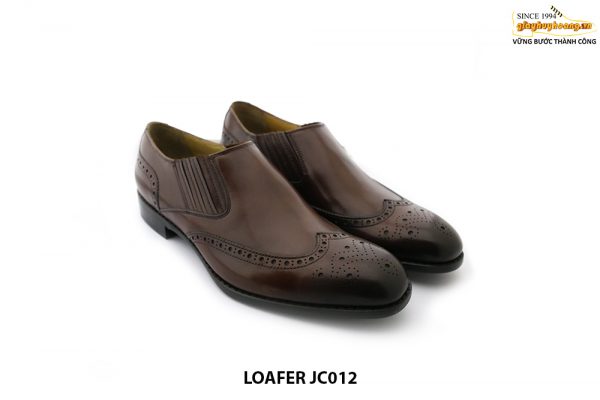 Giày lười da nam Wingtip Loafer JC012TD 002