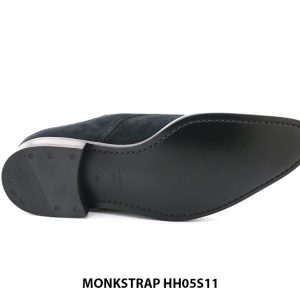 [Outlet] Giày da lộn nam 2 khoá Monkstrap HH05S11 006