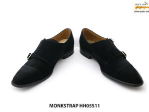 [Outlet] Giày da lộn nam 2 khoá Monkstrap HH05S11 004