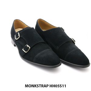 [Outlet] Giày da lộn nam 2 khoá Monkstrap HH05S11 003