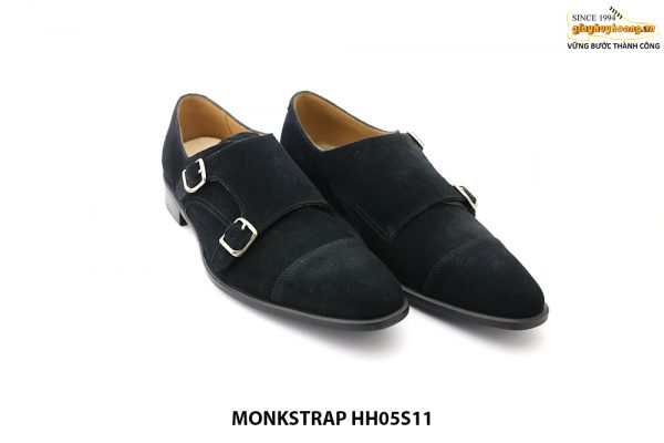[Outlet] Giày da lộn nam 2 khoá Monkstrap HH05S11 003
