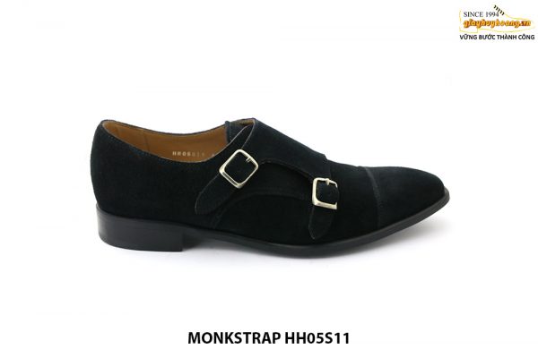 [Outlet] Giày da lộn nam 2 khoá Monkstrap HH05S11 001