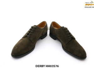 [Outlet] Giày da lộn nam da mềm Derby HH03S76 004
