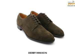 [Outlet] Giày da lộn nam da mềm Derby HH03S76 003