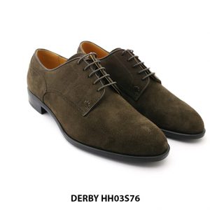 [Outlet] Giày da lộn nam da mềm Derby HH03S76 003