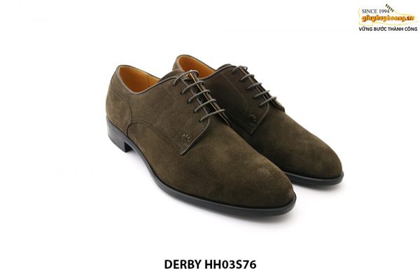 [Outlet] Giày da lộn nam da mềm Derby HH03S76 003