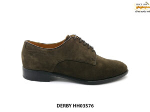 [Outlet] Giày da lộn nam da mềm Derby HH03S76 001