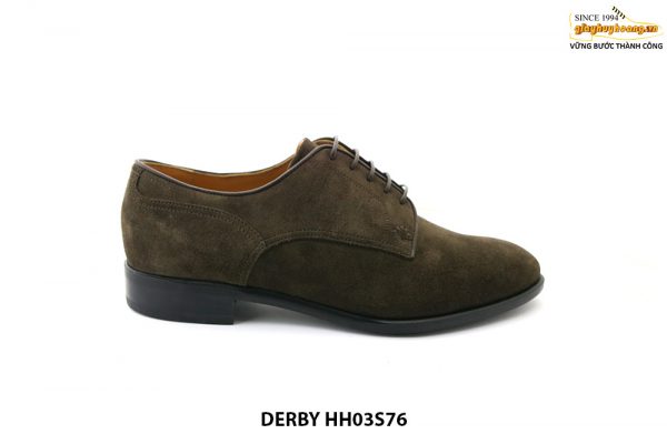 [Outlet] Giày da lộn nam da mềm Derby HH03S76 001