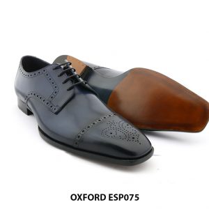 [Outlet size 45] Giày da nam cho bàn chân to Oxford ESP075 004