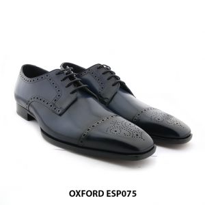 [Outlet size 45] Giày da nam cho bàn chân to Oxford ESP075 002