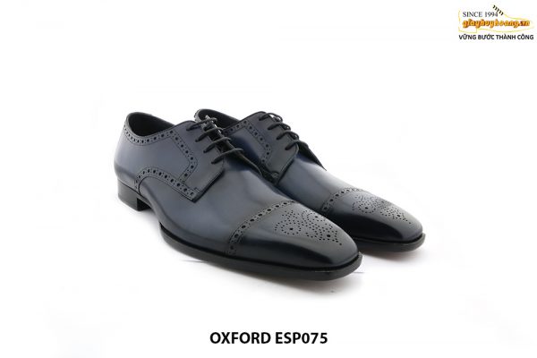[Outlet size 45] Giày da nam cho bàn chân to Oxford ESP075 002