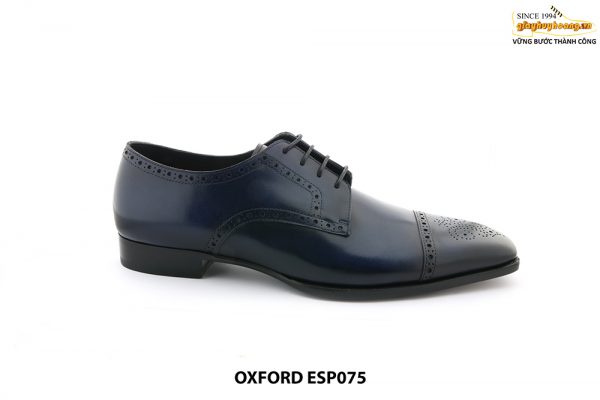 [Outlet size 45] Giày da nam cho bàn chân to Oxford ESP075 001