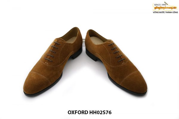 [Outlet] Giày da lộn nam buộc dây Oxford HH02S76 007