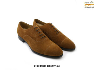 [Outlet] Giày da lộn nam buộc dây Oxford HH02S76 006