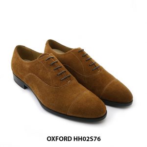 [Outlet] Giày da lộn nam buộc dây Oxford HH02S76 006
