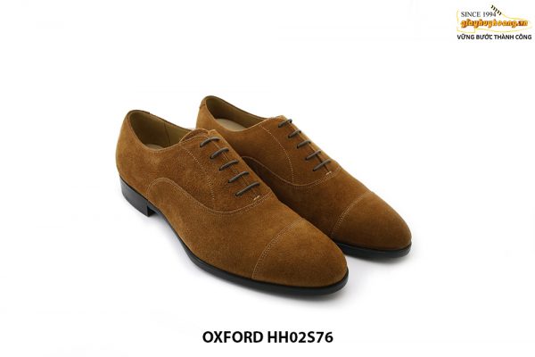 [Outlet] Giày da lộn nam buộc dây Oxford HH02S76 006