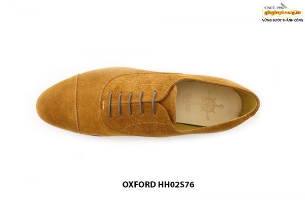 [Outlet] Giày da lộn nam buộc dây Oxford HH02S76 005