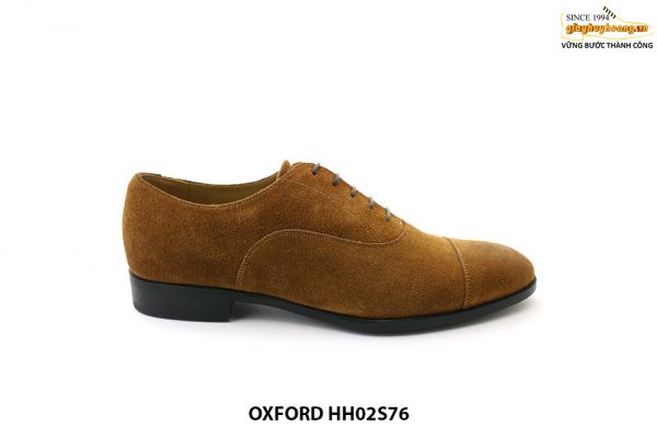 [Outlet] Giày da lộn nam buộc dây Oxford HH02S76 001