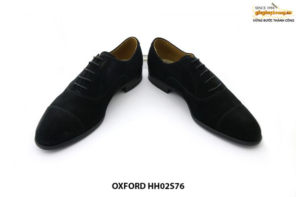 [Outlet] Giày da lộn nam buộc dây Oxford HH02S76 003