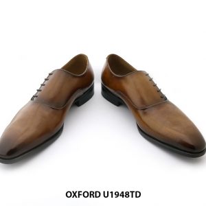[Outlet] Giày da nam thiết kế buộc dây đẹp Oxford U1948TD 011