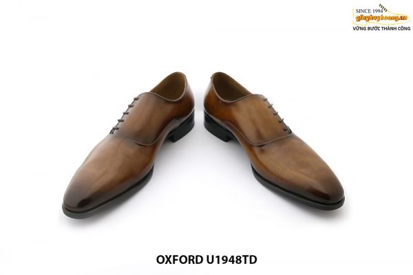 [Outlet] Giày da nam thiết kế buộc dây đẹp Oxford U1948TD 011