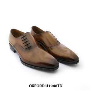 [Outlet] Giày da nam thiết kế buộc dây đẹp Oxford U1948TD 010
