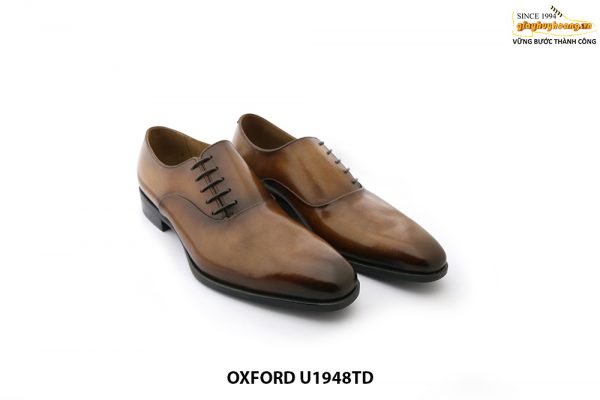 [Outlet] Giày da nam thiết kế buộc dây đẹp Oxford U1948TD 010