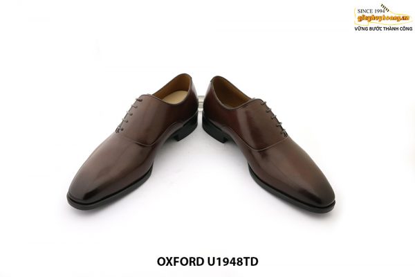 [Outlet] Giày da nam thiết kế buộc dây đẹp Oxford U1948TD 004