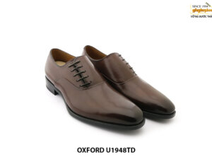 [Outlet] Giày da nam thiết kế buộc dây đẹp Oxford U1948TD 003