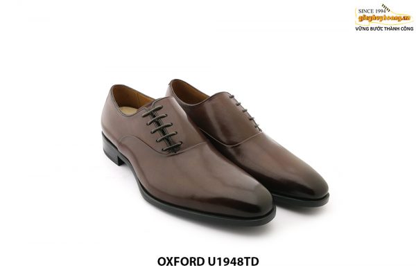 [Outlet] Giày da nam thiết kế buộc dây đẹp Oxford U1948TD 003