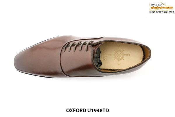[Outlet] Giày da nam thiết kế buộc dây đẹp Oxford U1948TD 002