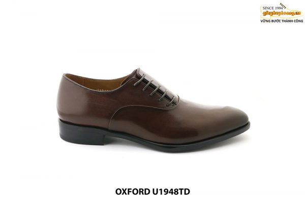 [Outlet] Giày da nam thiết kế buộc dây đẹp Oxford U1948TD 001