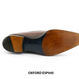 [Outlet size 42] Giày tây nam cao cấp phối da lộn Oxford ESP045 005