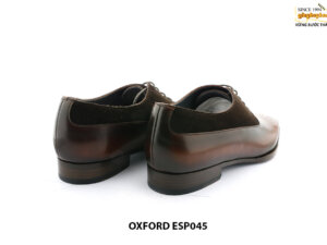 [Outlet size 42] Giày tây nam cao cấp phối da lộn Oxford ESP045 004