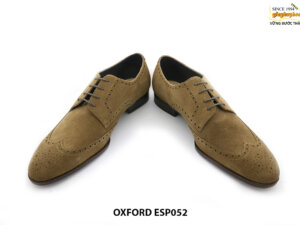 [Outlet size 44] Giày da nam da lộn Wingtip Derby ESP052 004