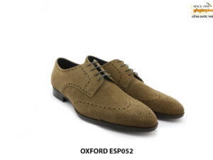 [Outlet size 44] Giày da nam da lộn Wingtip Derby ESP052 002