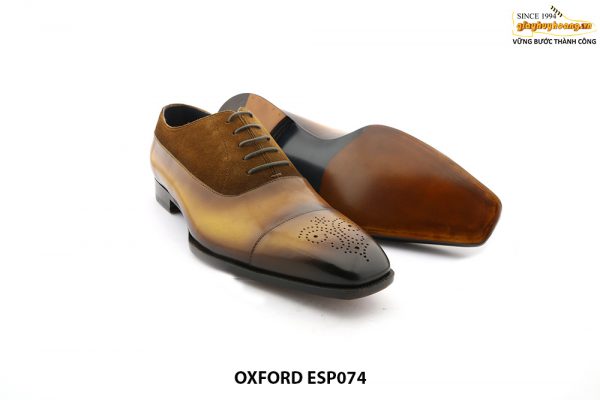 [Outlet size 43] Giày da nam buộc dây Oxford ESP074 004