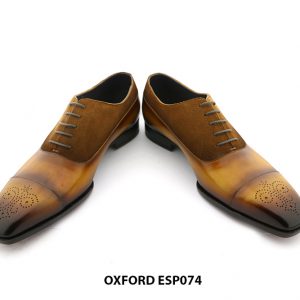 [Outlet size 43] Giày da nam buộc dây Oxford ESP074 003