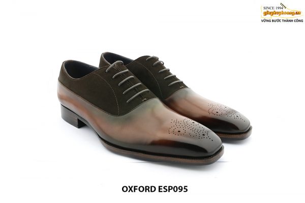 [Outlet size 42] Giày tây nam cao cấp Oxford ESP095 002