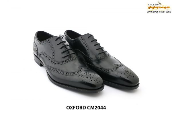[Outlet] Giày da nam màu đen Wingtip Oxford CM2044 003